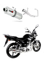 Yamaha YBR 125 2009 - 2018 Full Exhaust System Collector Silencer OV + dB killer medium 20 m.
