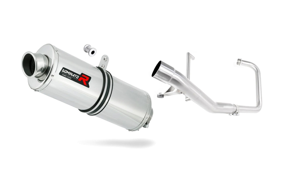 Yamaha YBR 125 2000 - 2008 Full Exhaust System Collector Silencer OV + dB killer medium 20 m.