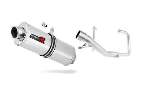 Yamaha YBR 125 2000 - 2008 Full Exhaust System Collector Silencer OV + dB killer medium 20 m.