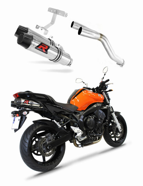 Yamaha FZ6 FAZER 600 S2 2006 - 2010 Exhaust Silencer Muffler HP3 + dB killer medium 20 m.