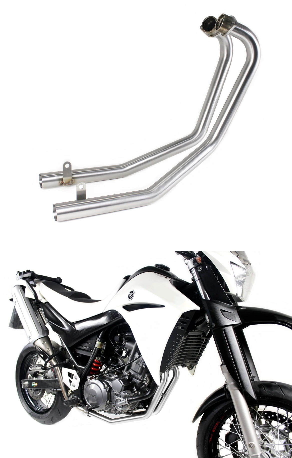 XT 660 X Exhaust Header pipe MANIFOLD Collector 2004 - 2016 20 m.