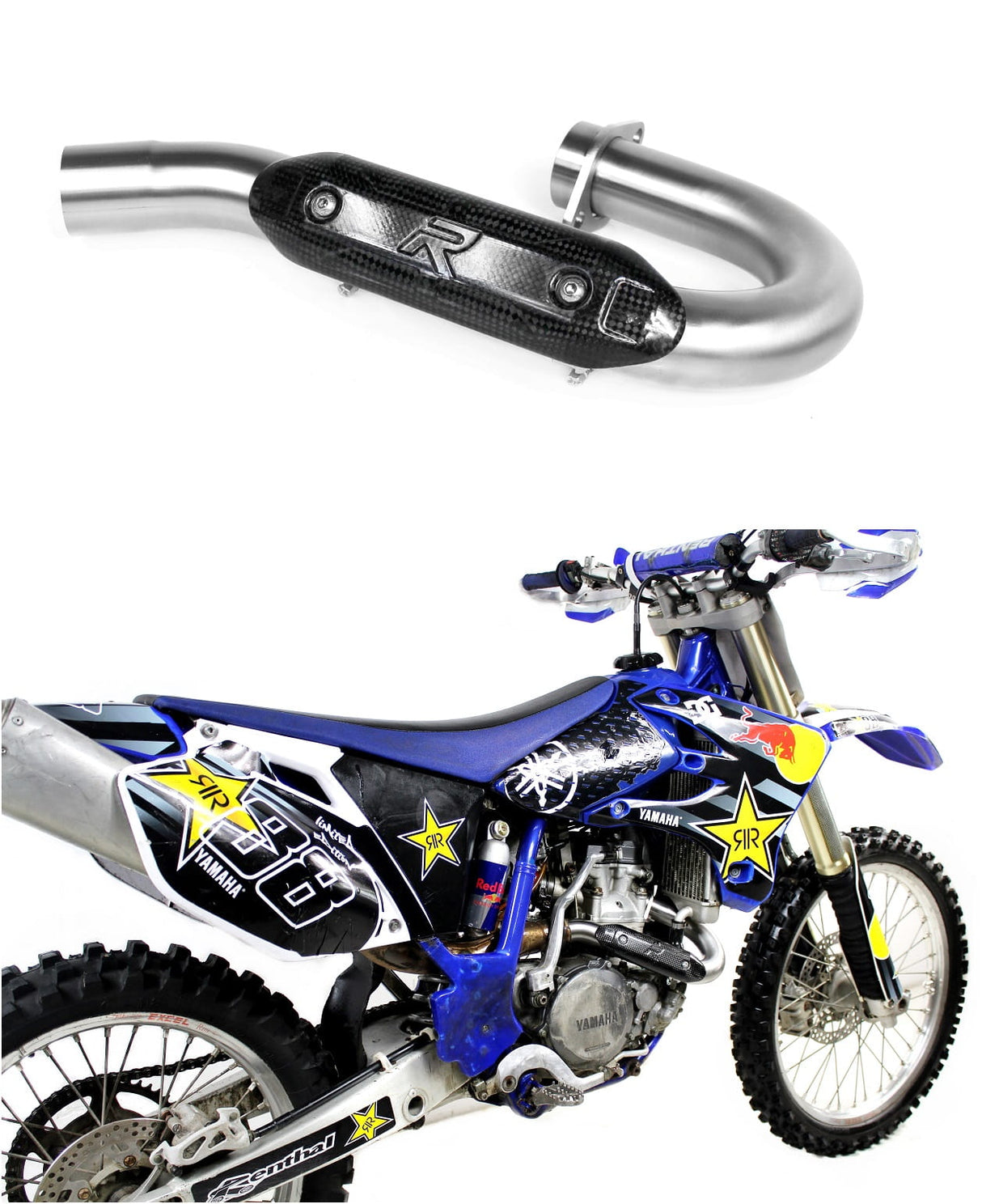 YZF 450 Exhaust Header pipe 2003 - 2005 20 m.