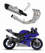 Yamaha YZF R6 2017 - 2023 Full Exhaust System Silencer Titanium HP6 + db killer 20 m.