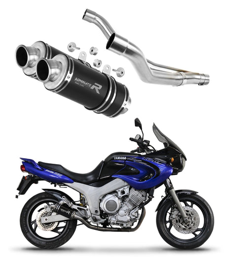 Yamaha TDM 850 1991 - 1995 Exhaust Silencer Muffler GP1 BLACK + dB killer medium 19 m.