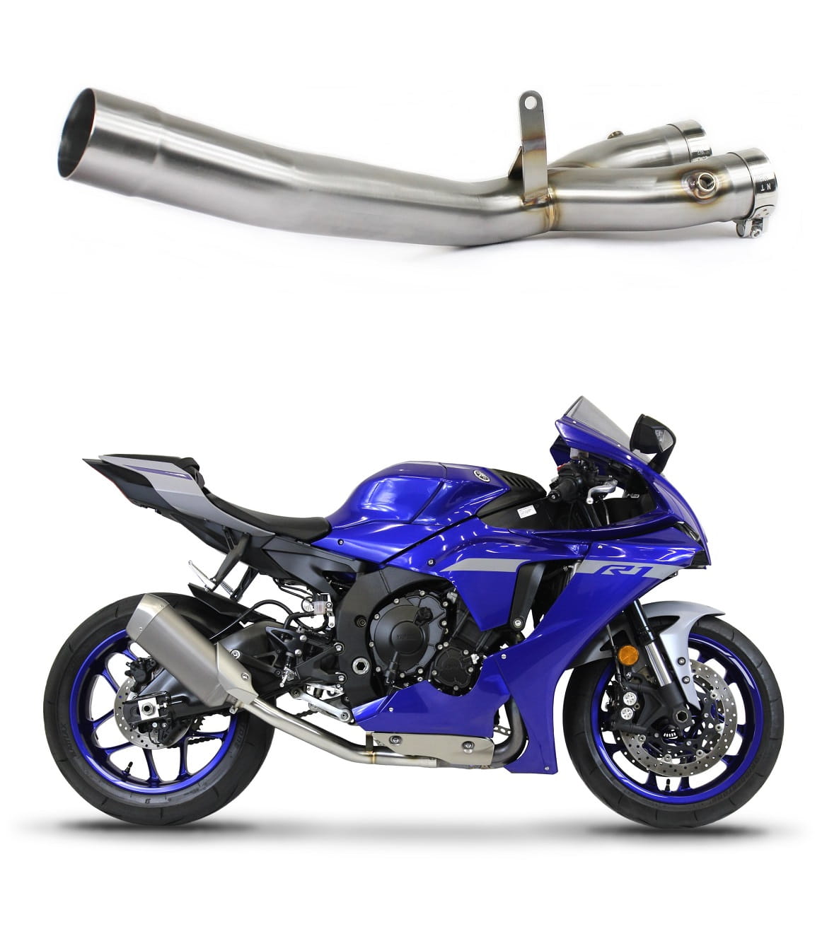 YZF R1 1000 Exhaust Cat Eliminator DECAT RN65 2020 - 2024 20 m.