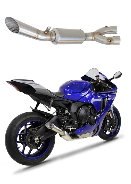 YZF R1 1000 RN65 Exhaust GP3 Cat Eliminator DECAT 2020 - 2024 20 m.