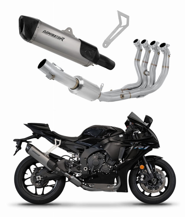 Yamaha YZF R1 1000 RN65 2020 - 2024 Full Exhaust System EX Silencer Titanium HP6 + db killer 20 m.