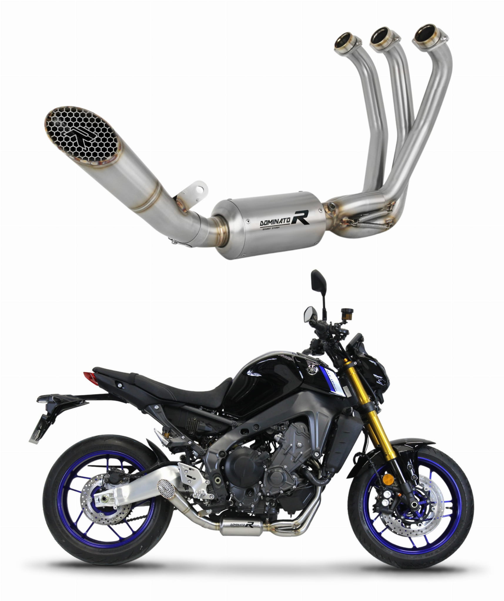 Dominator GP3 Full System for YAMAHA MT 09 EX GP3 Low Level 2021