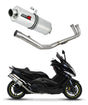 Yamaha T-MAX 500 2008 - 2011 Full Exhaust System Collector Silencer OV + dB killer medium 20 m.