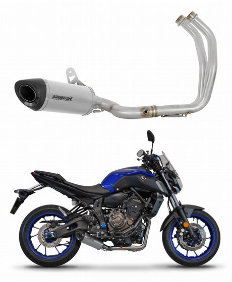 Yamaha XSR 700 2015 - 2020 Full Exhaust System Collector Silencer Titanium HP8 + dB killer 20 m.