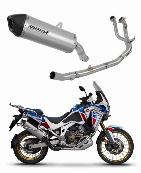Honda CRF 1100L Africa Twin Adventure 2020 - 2023 Full Exhaust System Silencer HP7 Titanium + dB killer 20 m.