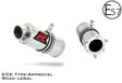 Kawasaki ZX6R 1995 - 1997 EU Approved Exhaust Silencer GP1 19 m.