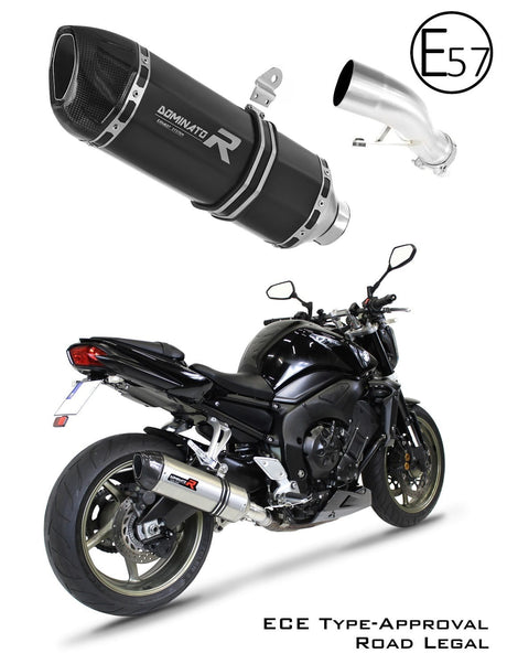Yamaha FZ1 FAZER 1000 2006 - 2015 EU Approved Exhaust Silencer HP1 BLACK 20 m.