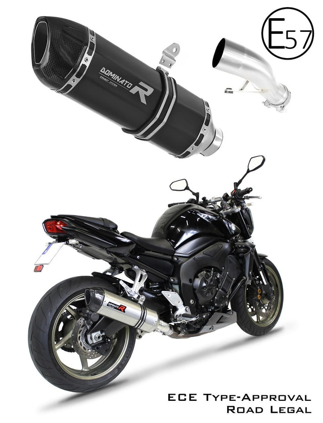 Yamaha FZ1 FAZER 1000 2006 - 2015 EU Approved Exhaust Silencer HP1 BLACK 20 m.
