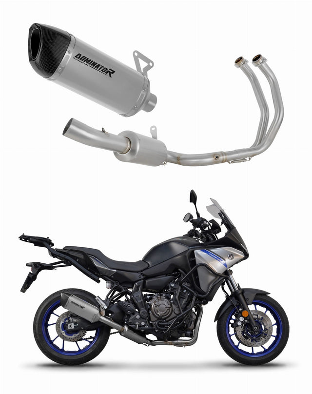 Yamaha Tracer 7 / GT 2020 - 2024 Full Exhaust System Collector Silencer Titanium HP6 + dB killer 20 m.