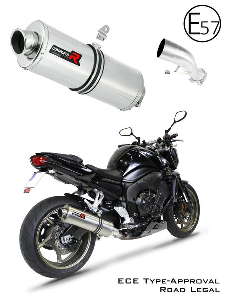 YAMAHA FZ1 1000 FAZER EU Approved Exhaust Silencer OVAL 2006 - 2015 20 m.