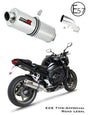 YAMAHA FZ1 1000 FAZER EU Approved Exhaust Silencer OVAL 2006 - 2015 20 m.