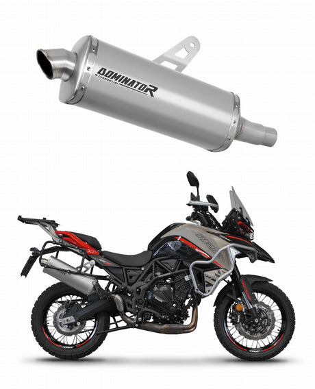 Benelli TRK 702 / TRK 702X 2023 - 2024 Exhaust Silencer Muffler Titanium P7 + dB killer 20 m.