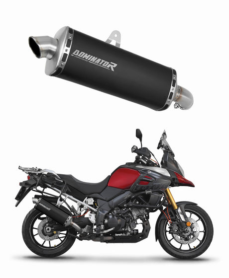 Suzuki DL 1000 V-Strom 2017 - 2020 Exhaust Silencer Muffler P7 BLACK + dB killer 20 m.