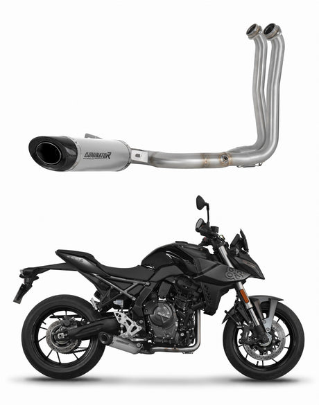 Suzuki GSX-8S / 8R 2022 - 2024 Full Exhaust System Collector Silencer Titanium HP8 + dB killer 20 m.