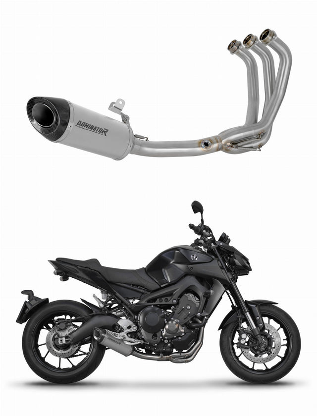 Yamaha MT-09 2013 - 2016 Full Exhaust System Collector Silencer Titanium HP8 + dB killer 20 m.