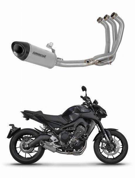 Yamaha MT-09 2017 - 2020 Full Exhaust System Collector Silencer Titanium HP8 + dB killer 20 m.