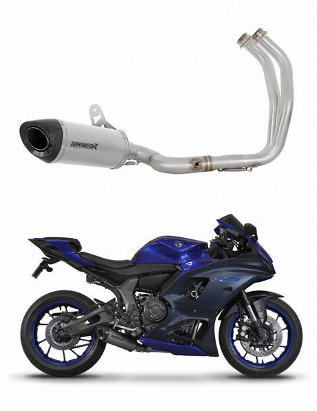 Yamaha YZF R7 2021 - 2024 Full Exhaust System Collector Silencer Titanium HP8 + dB killer 20 m.