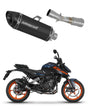 KTM 390 Duke 2024 Exhaust Silencer Muffler HP8 BLACK + dB killer 20 m.