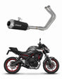 Kawasaki Ninja 650 2023 - 2025 Full Exhaust System Collector Silencer OV G2 BLACK + dB killer 20 m.