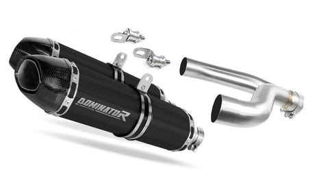 Aprilia DORSODURO 900 2017 - 2020 Exhaust Silencer Muffler HP1 BLACK + dB killer 20 m.