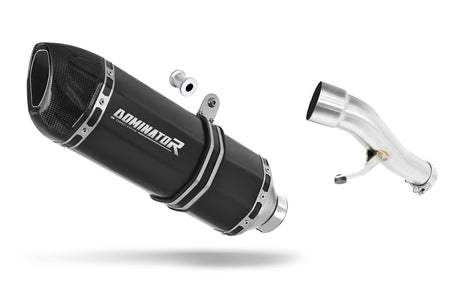 Honda CB 500 1993 - 2003 Exhaust Silencer Muffler HP1 BLACK + dB killer 19 m.