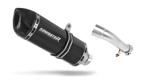 Honda CB 500 X 2013 - 2016 Exhaust Silencer Muffler HP1 BLACK + dB killer 20 m.