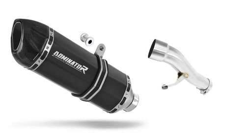 Honda CBF 500 2004 - 2005 Exhaust Silencer Muffler HP1 BLACK + dB killer 20 m.