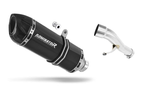 Honda CBF 500 2006 - 2008 Exhaust Silencer Muffler HP1 BLACK + dB killer 20 m.