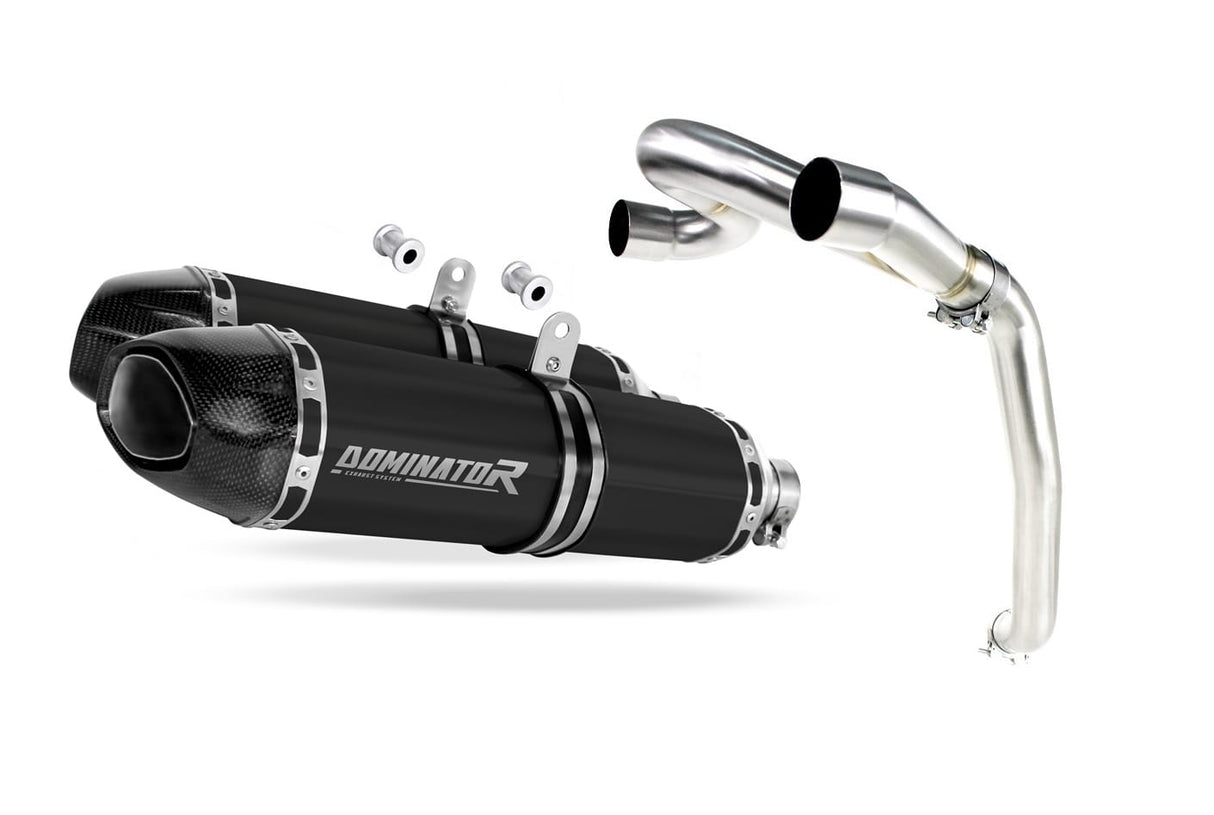Honda VFR 800 V TEC 2002 - 2013 Exhaust Silencer Muffler HP1 BLACK + dB killer 20 m.