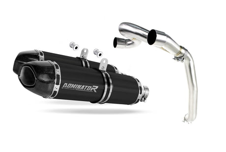 Honda VFR 800 V TEC 2002 - 2013 Exhaust Silencer Muffler HP1 BLACK + dB killer 20 m.