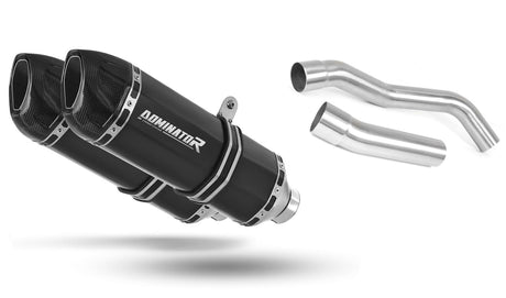 Kawasaki Z1000 2007 - 2009 Exhaust Silencer Muffler HP1 BLACK + dB killer 20 m.