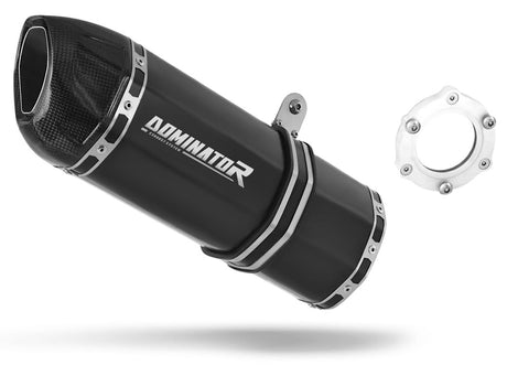 Kawasaki ZRX 1100 Exhaust Silencer Muffler HP1 BLACK + dB killer