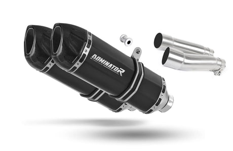 Moto Guzzi BREVA ie 750 2003 - 2009 Exhaust Silencer Muffler HP1 BLACK + dB killer 20 m.