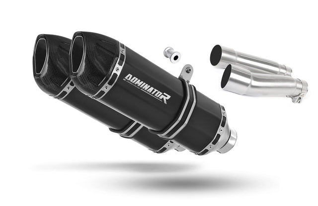 Moto Guzzi BREVA ie 750 2003 - 2009 Exhaust Silencer Muffler HP1 BLACK + dB killer 20 m.