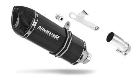Suzuki GSF BANDIT 400 1991 - 1995 Exhaust Silencer Muffler HP1 BLACK + dB killer 19 m.