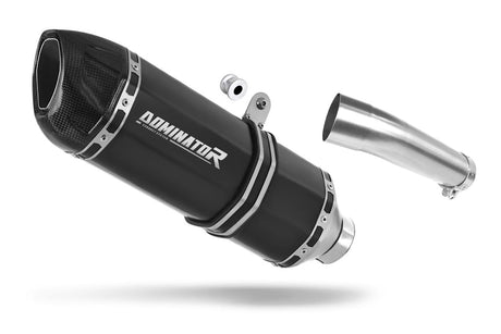Suzuki SV 650 N 1999 - 2002 Exhaust Silencer Muffler HP1 BLACK + dB killer 19 m.