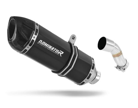 Yamaha YBR 250 Exhaust Silencer Muffler HP1 BLACK + dB killer