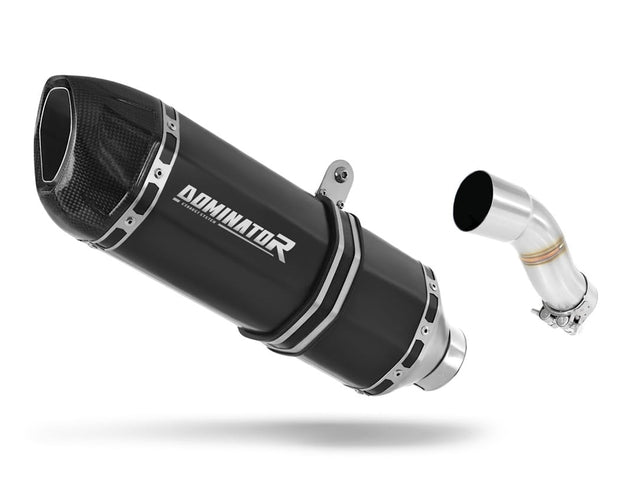 Yamaha YBR 250 Exhaust Silencer Muffler HP1 BLACK + dB killer