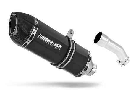 Yamaha FZR 600 1988 - 1993 Exhaust Silencer Muffler HP1 BLACK + dB killer 19 m.