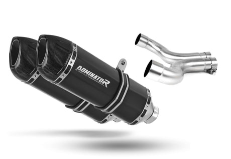 Yamaha XJ 600 DIVERSION 1992 - 2004 Exhaust Silencer Muffler HP1 BLACK + dB killer 19 m.