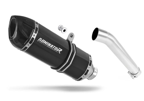 Yamaha YZF 600 R Thundercat 1996 - 2006 Exhaust Silencer Muffler HP1 BLACK + dB killer 19 m.