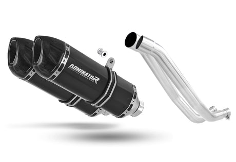 Yamaha XT 660 X 2004 - 2015 Exhaust Silencer Muffler HP1 BLACK + dB killer 20 m.