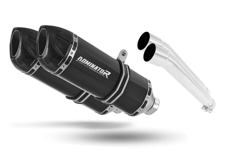 Yamaha TDM 900 2002 - 2009 Exhaust Silencer Muffler HP1 BLACK + dB killer 20 m.