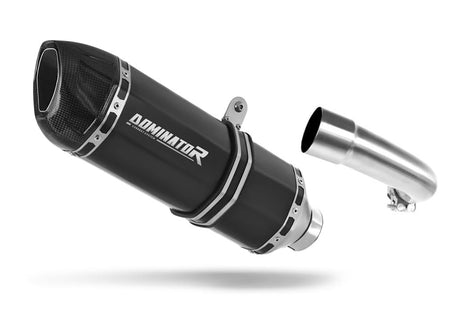 Bajaj Dominar 400 2016 - 2018 Exhaust Silencer Muffler HP1 BLACK + dB killer 20 m.